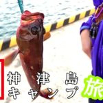 ハタンポで釣りメシ！ハタンポの刺身&塩焼きが絶品すぎた【神津島釣りキャンプ】