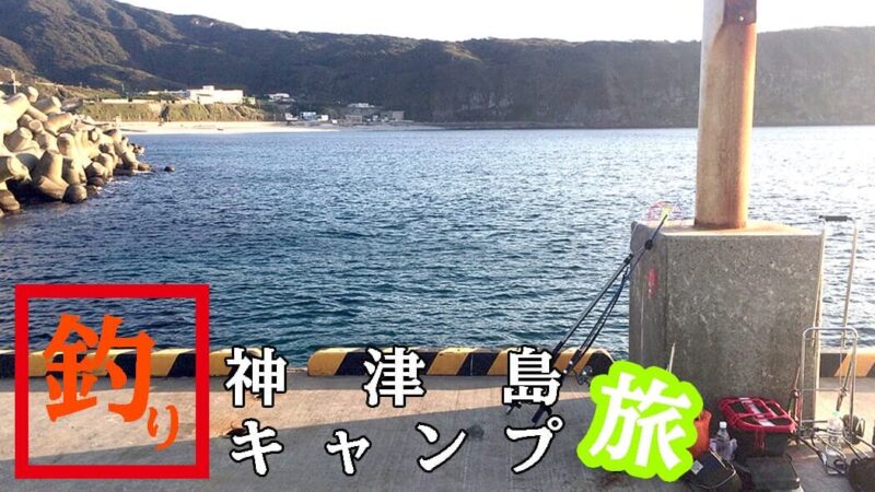 神津島港夜釣りでサバ入れ食い！夕食はサバ干物カレーです（笑）｜神津島釣りキャンプ
