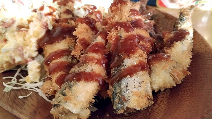 マイワシ・サッパ・メッキの手まり寿司とガザミ鍋！釣りメシが旨い！
