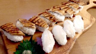 アナゴとシロギスを握り寿司に！釣った魚で釣り飯
