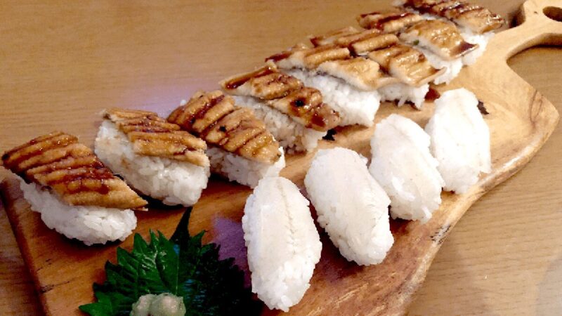 アナゴとシロギスを握り寿司に！釣った魚で釣り飯