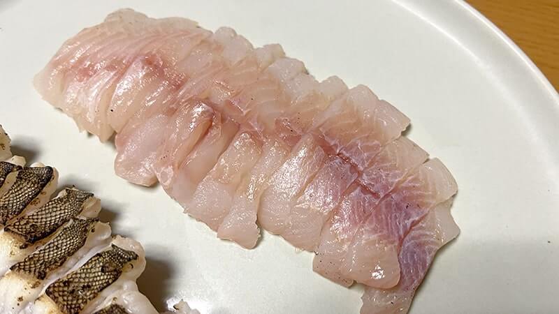 アイナメを釣って刺身と炙り刺しにした冬のある日の釣行