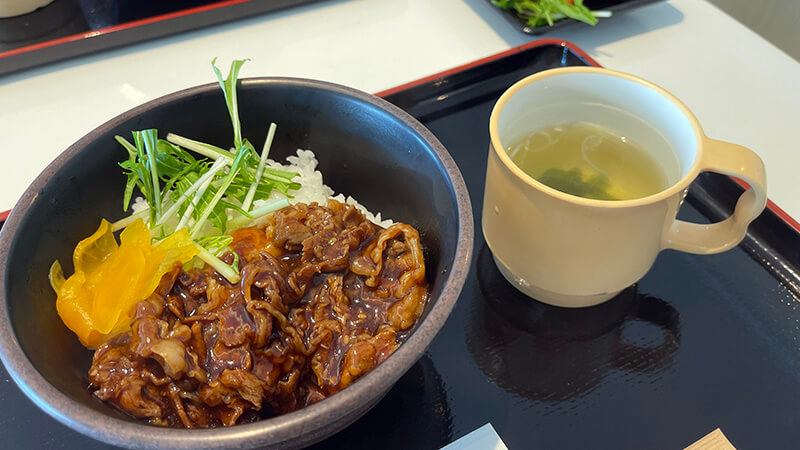 帰りのさるびあ丸レストランで食べた船内の食事