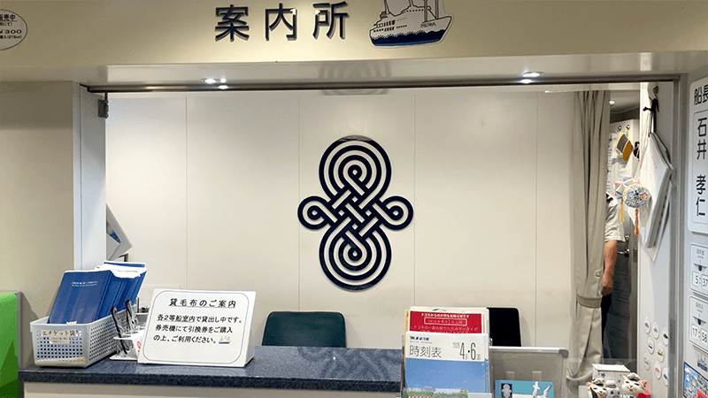 3代目さるびあ丸の案内所