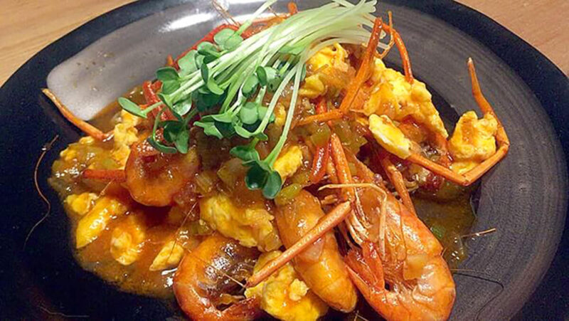 テナガエビチリ？釣った手長海老でエビチリを作ってみたら旨かった！