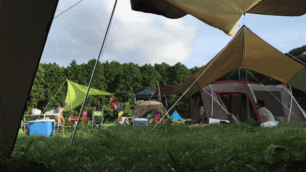 千葉市原『一番星ヴィレッジ』の自然空間でオートキャンプ！